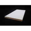 Alexandria Moulding Primed Fiberboard S4SE2E Base - 1/2 x 7 1/4