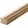 Alexandria Moulding Oak Full Handrail - 1.5/8 x 2.25 x 4 Feet