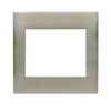 Leviton Acenti 2-Gang Wallplate Stainless Steel