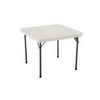 Lifetime Products 37 Inch Square Card Table - Almond