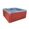 QCA Spas Key West Blue Denim 7 Person, 30 Jet Spa with 4 HP Pump, LED Light and Dura-Frame Cabinet