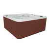 QCA Spas Naples 5 Person Silver Marble, (2) 5 HP Pumps, 93 Jet Spa with LED, Stereo and Ultra Wav...