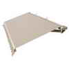 Rolltec Rolling Systems Ltd Retractable Patio Awning 12 Ft x 10 Ft. Manual, Solid Beige