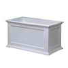 Mayne 20 In. x 36 In. Fairfield Patio Planter in White