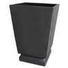 The Home Depot Planter Pedastal Planter, Black - 12 Inch x 13 Inch