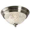 Hampton Bay Ceiling Fixture With Clear/Frosted Glass