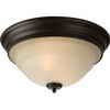 Progress Lighting Torino Collection Forged Bronze 2-light Flushmount