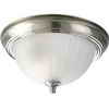 Progress Lighting Brushed Nickel 1-light Flushmount