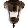 Progress Lighting Westport Collection Antique Bronze 1-light Outdoor Flushmount