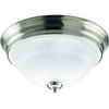 Progress Lighting Eclipse Collection Cobblestone 3-light Flushmount