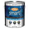 CIL CIL Smart3 Exterior Latex Satin Brilliant White - 3.7L