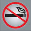 Klassen Bronze 3-1/2" Identa Sign Symbol - No Smoking