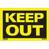 Klassen Bronze 8" X 12" Sign - Keep Out