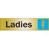 Klassen Bronze 2" X 8" Sign - Ladies