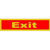 Klassen Bronze 2" X 8" Sign - Exit