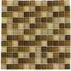 Jeffrey Court, Inc. 1 Inch x 1 Inch Rustic Vine 12 Inch x 12 Inch Glass Mosaic Wall Tile - Per Tile