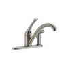 Delta Classic Single Handle Kitchen Faucet with Spray, Stainless Steel