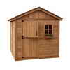 Outdoor Living Today Gardener Cedar Storage Shed - 8 Feet x 8 Feet