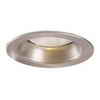 Halo Satin Nickel Metal Baffle and Trim Ring-5 Inch Aperture