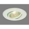 Halo Adjustable Flush Gimbel PAR30 Trim Satin White-5 Inch Aperture