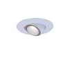 Commercial Electric 6 In. Eyeball Trim, White Finish, 75W, R30