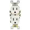 Leviton Duplex Receptacle, White