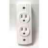 Leviton Surface Duplex Receptacle, White