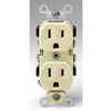 Leviton Spec Grade Duplex Receptacle, Ivory