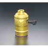 Leviton Socket Turnknob, Brass