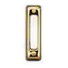 Heath Zenith Wired Gold Push Button With White Center Bar