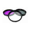 ZEIKOS 52mm Professional MULTI-COATED Glass Filter 3pc Kit