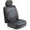 Black Leather Low-back Seat Cover