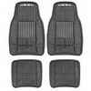 Rubber Floor Mat Set, 4 piece