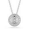 Round Brilliant Diamond Necklace (1.04 ctw)