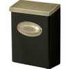 Gibraltar Industries Black Designer Wallmount Mailbox