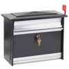 Gibraltar Industries Black Mailsafe Wallmount Mailbox