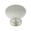 Amerock Traditional Oversized Plain Knob – Satin Chrome