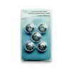 Wellsco International Group Co., LT Crystal Knob 5 Pack Satin Nickel  - 1 - 1/4 Inch