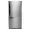 LG 19.7 Cu. Ft. Bottom Mount Refrigerator (LBN20514ST) - Stainless Steel