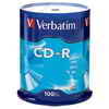 Verbatim 100-Pack 52X 700MB CD-R Spindle (94554)