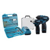 Makita Makita 2pc 12V Combo Kit with 84 pieces Accessory Kit