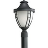 Progress Lighting Fairview Collection Textured Black 1-light Post Lantern