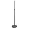 On-Stage Round Base Microphone Stand (MS7201B) - Black