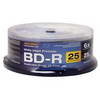 Aleratec 25-Pack 6X 25GB Printable BD-R Spindle