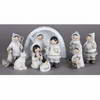 NATIVITY SET, INUIT W/IGL 5.5" 10PC