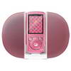 Sony 8GB MP3 Player With Docking Speaker (NWZE464KP) - Pink