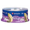 Verbatim 30-Pack 16X 4.7GB LightScribe DVD+R Spindle (95091)