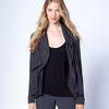 Kensie® Drapey French Terry Open Jacket