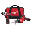 Milwaukee M12 Hackzaw and Impact Driver Combo