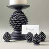 4-Pc. Pinecone Placecard Holder Set